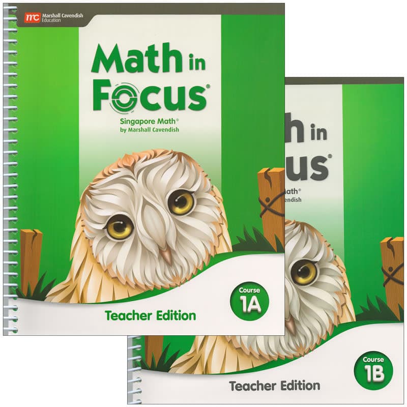 Math in Focus 2020 Teacher Edition Set Course
