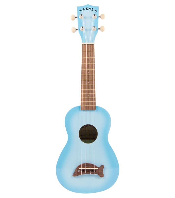 Makala Dolphin Ukulele (Soprano) - Light Blue