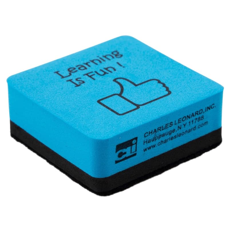 Multi-Purpose Mini Whiteboard Eraser 2x2" Blue