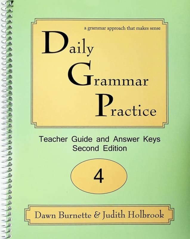 Daily Grammar Practice Teacher Guide Grade 4