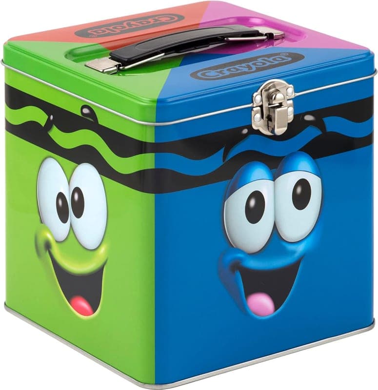 Crayola Cube Carry-All Tin with Handle