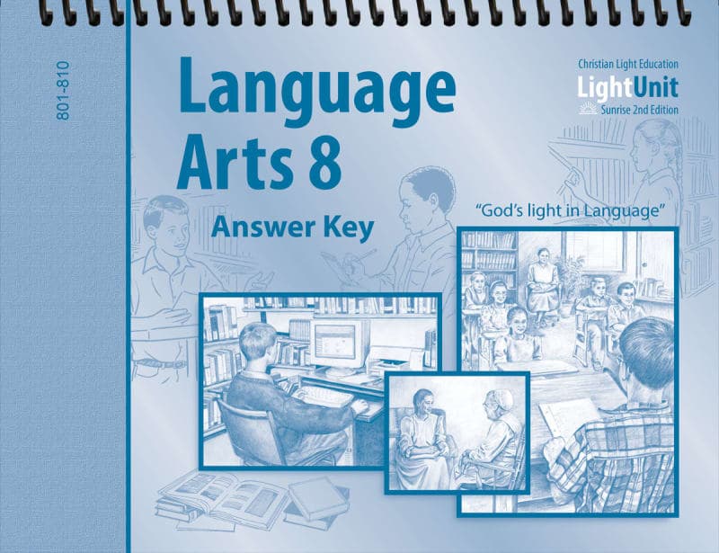 Language Arts LightUnit 801-810 Answer Key