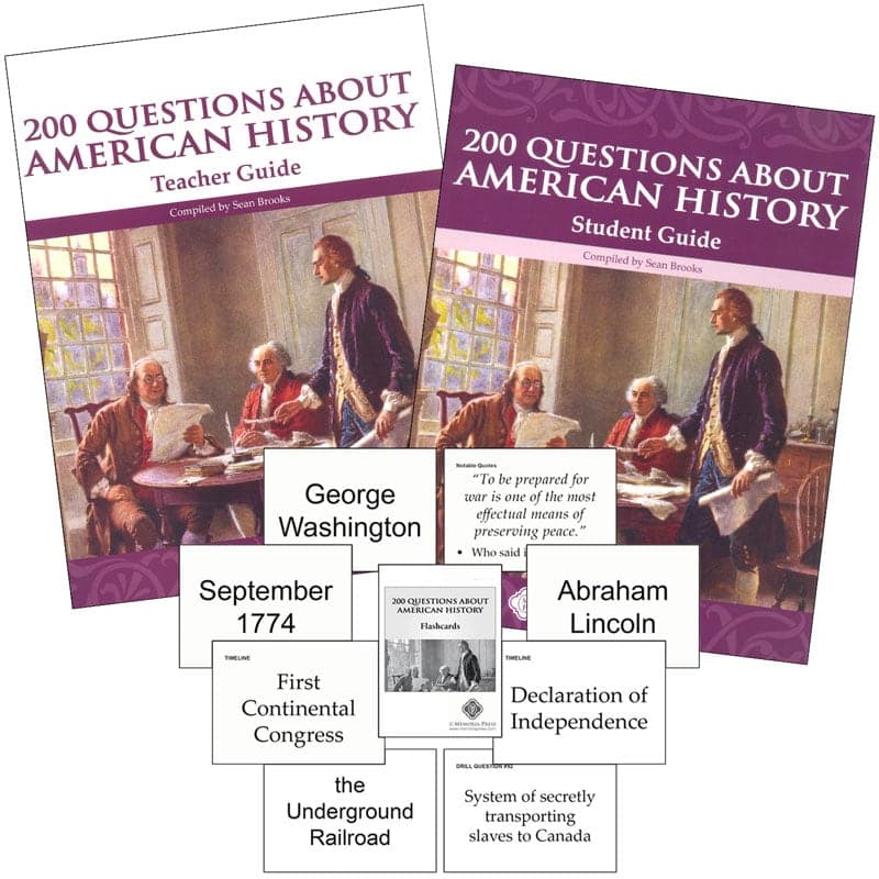 200 Questions About American History Set |