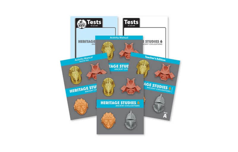 BJU Press Heritage Studies 6 Home School Kit 4th