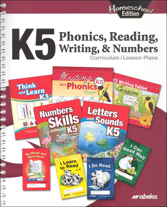 Abeka Phonics, Reading, Writing, Numbers K5
