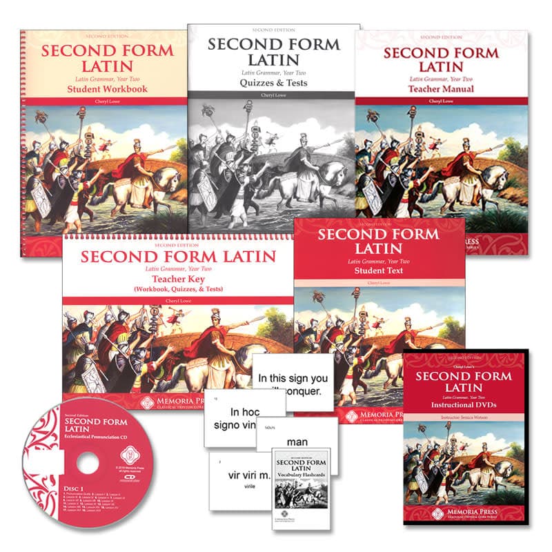 Memoria Press Second Form Latin Complete Set