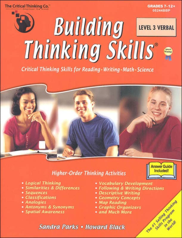 Building Thinking Skills Book 3 Verbal Grades 7-12