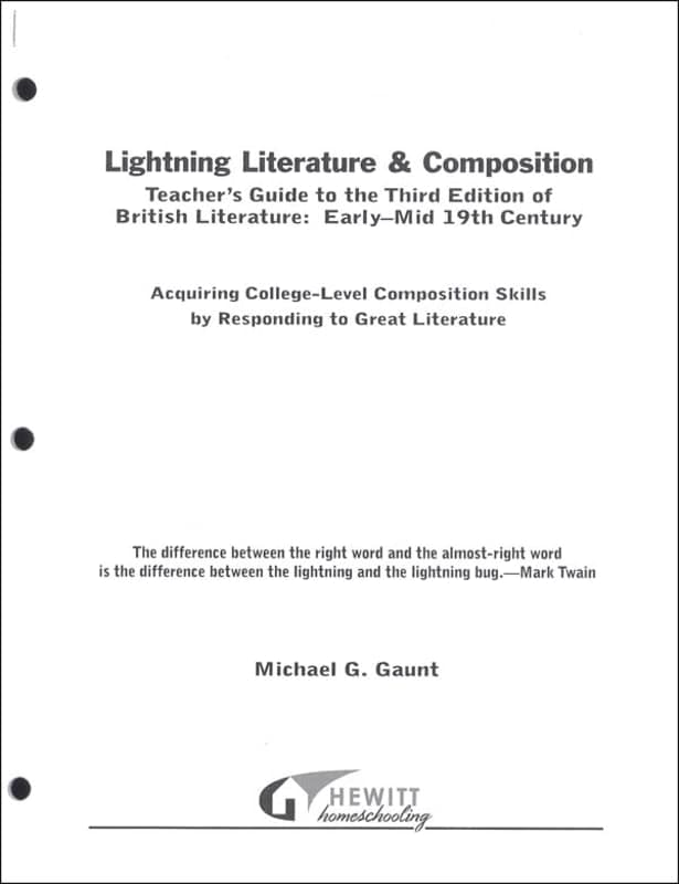 Lightning Literature & Composition British