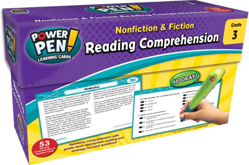 Power Pen Learning Cards: Reading Comprehension