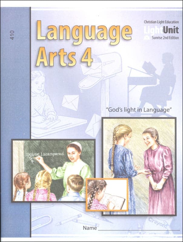 Christian Light Language Arts LightUnit 410