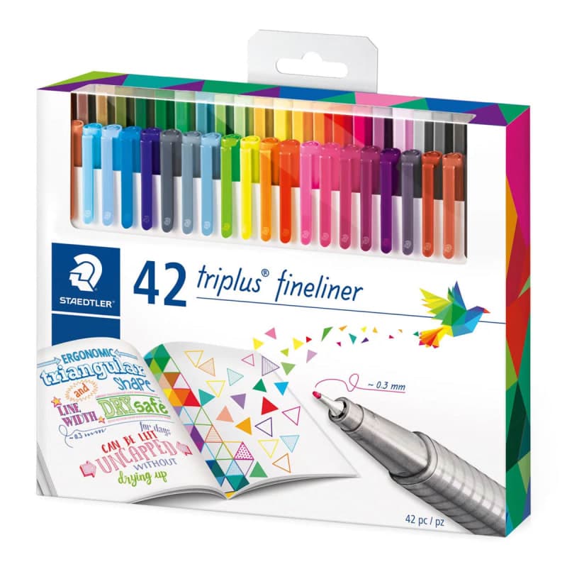 Staedtler Triplus Fineliner Marker Pens - 42