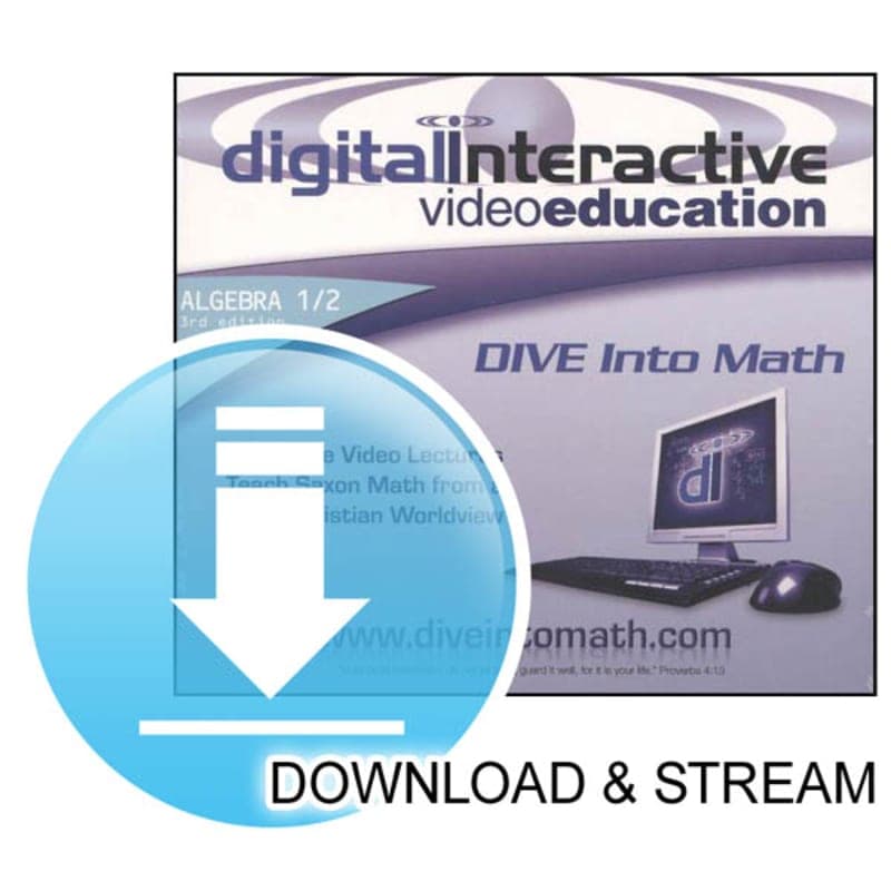 DIVE Download & Stream Saxon Algebra 1/2 3rd