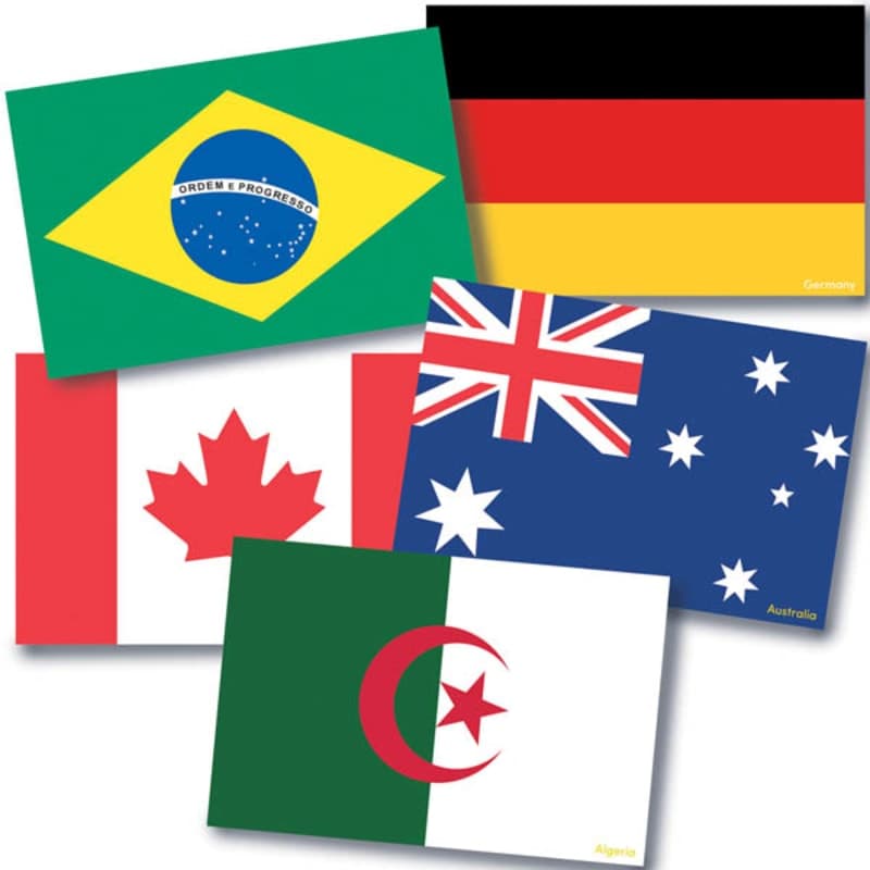 Instructional Accents: International Flags (72