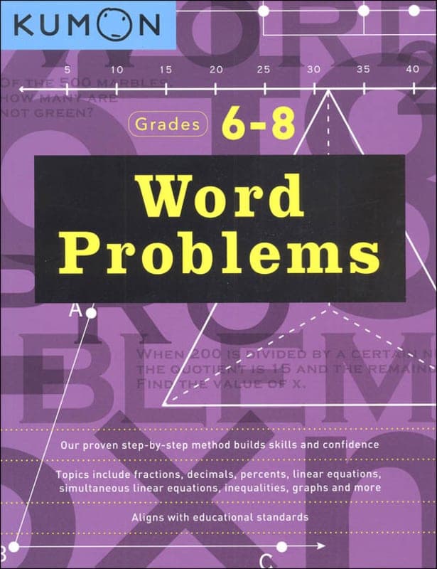 Kumon Word Problems Grades 6-8