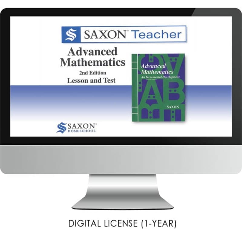 Saxon Math Homeschool Advanced Teacher Digital