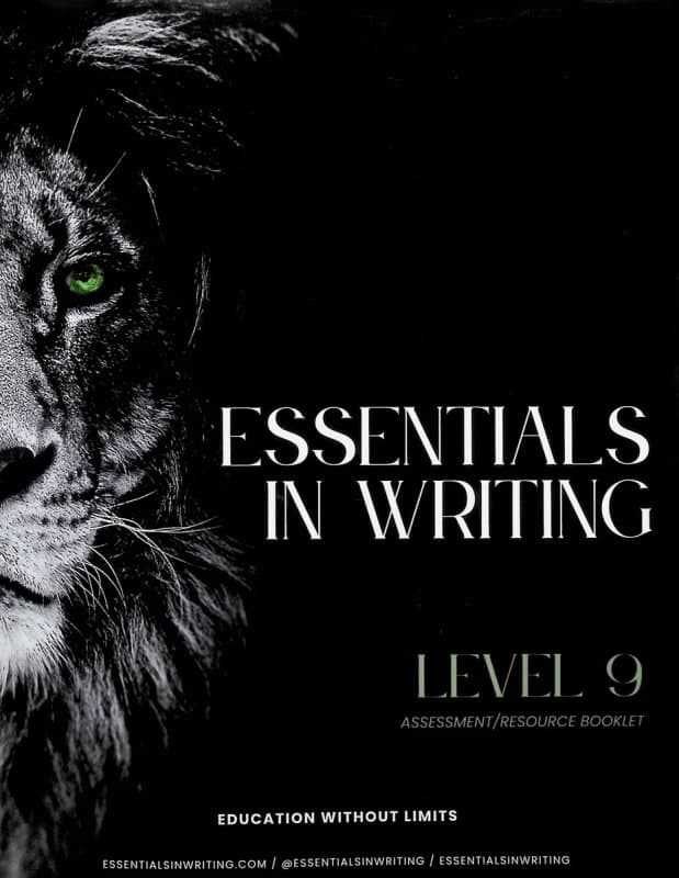 Essentials in Writing Level 9 Assessment/Resource