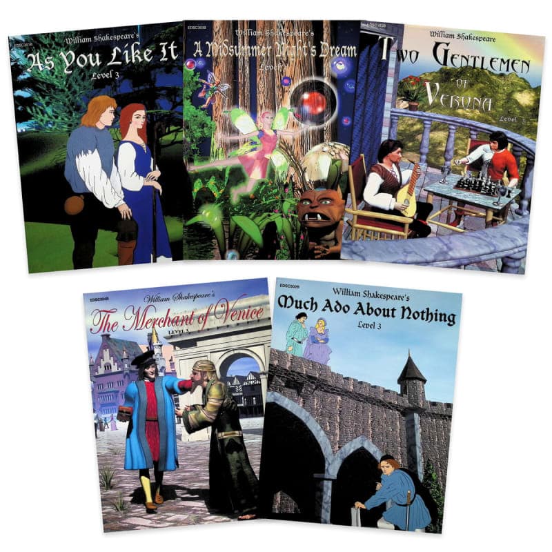 All Level 3 Shakespeare Classic Worktexts (5 Pack)