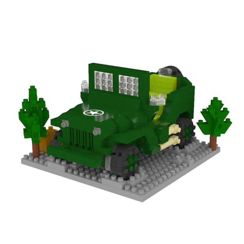Mini Building Blocks: World War II Recon Vehicle
