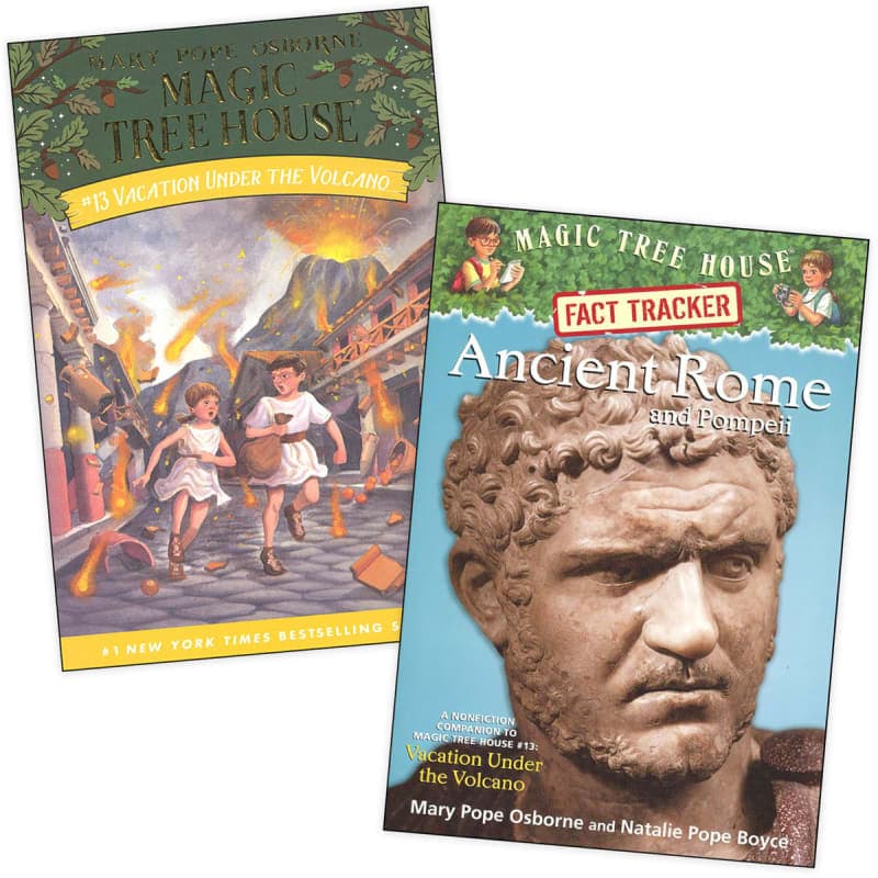 Magic Tree House Vaction Under Volcano with Fact