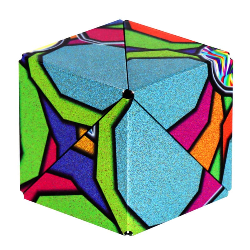Shashibo Magnetic Puzzle Cube - Stained Glass