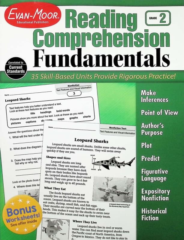 Reading Comprehension Fundamentals: Grade 2