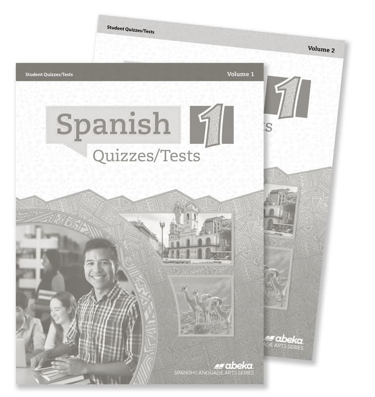 Abeka Spanish 1 Quiz and Test Book Volume 1 & 2