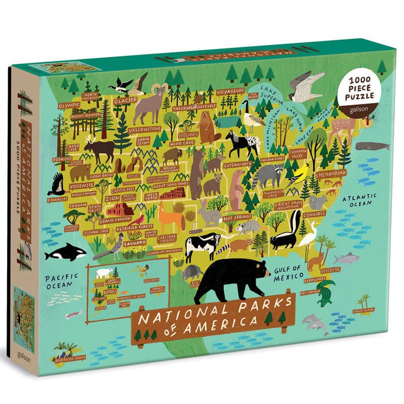 National Parks of America Puzzle (1000 pieces)