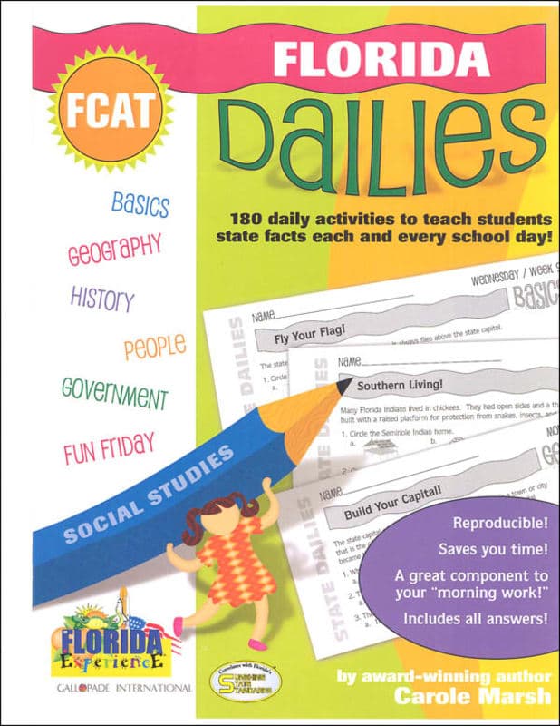 Florida Dailies: 180 Daily Activities for Kids