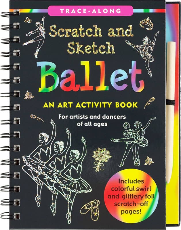 Ballet Trace-Along Scratch and Sketch Activity