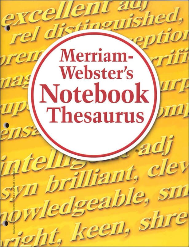 Merriam-Webster's Notebook Thesaurus