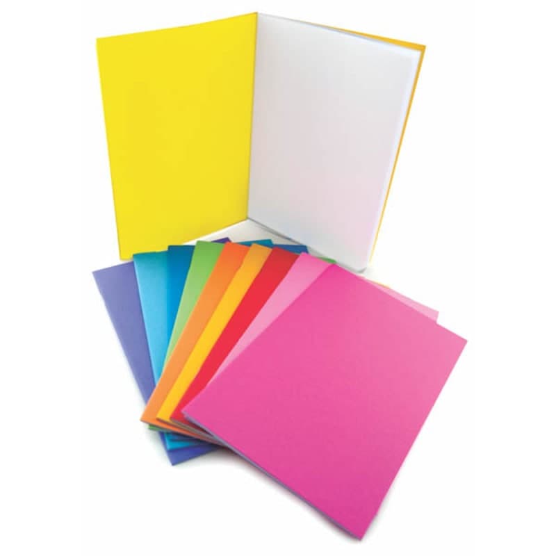 Bright Blank Books Assorted Colors (5.5" x 8.5")