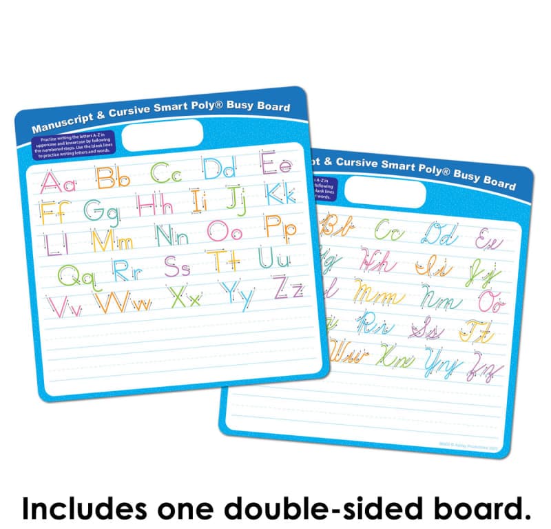Manuscript/Cursive Smart Poly Busy Board