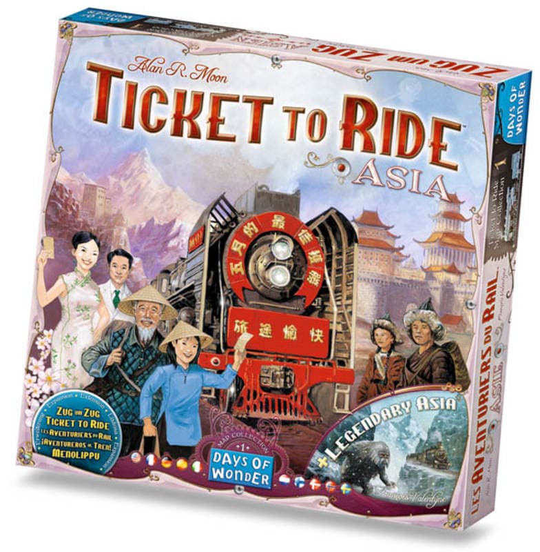 Ticket to Ride Asia Map Collection/Expansion