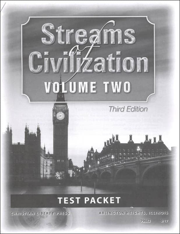 Streams of Civilization Volume Two Test Booklet