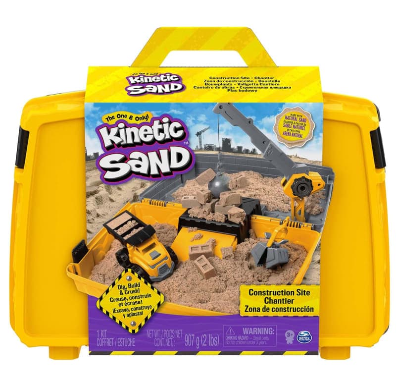 Kinetic Sand - Construction Site Folding Sandbox