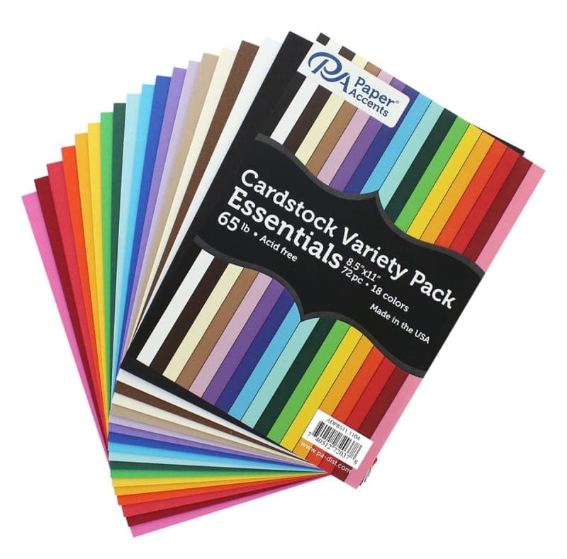 Paper Accents Cardstock Variety Pack (18 colors,