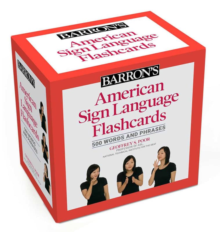 Barrons 500 Flash Cards of American Sign Language