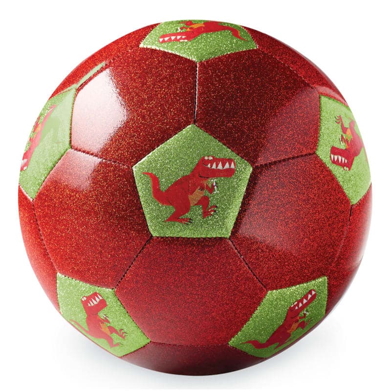 Crocodile Creek Glitter Soccer Ball - Dinosaur