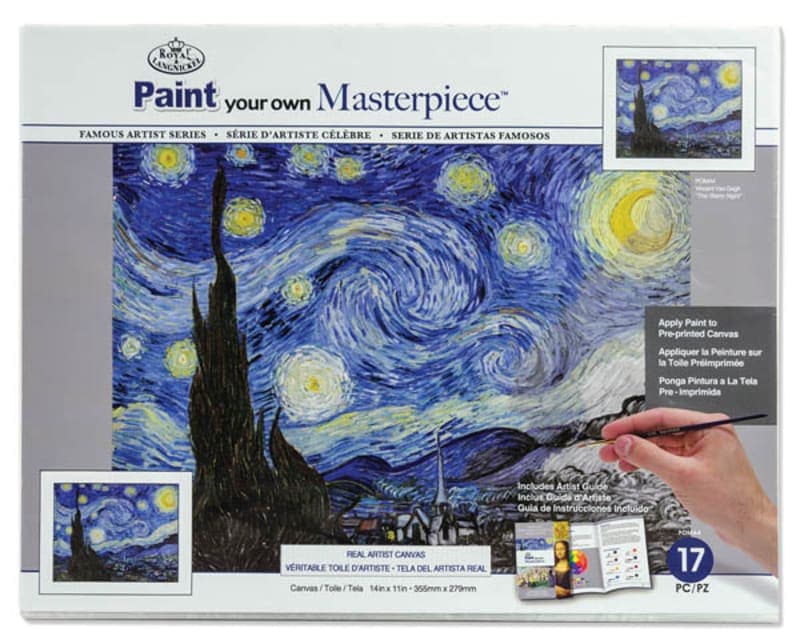 Vincent Van Gogh - "Starry Night" (Famous Artist