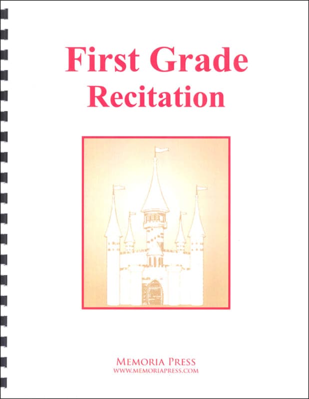 Memoria Press First Grade Recitation