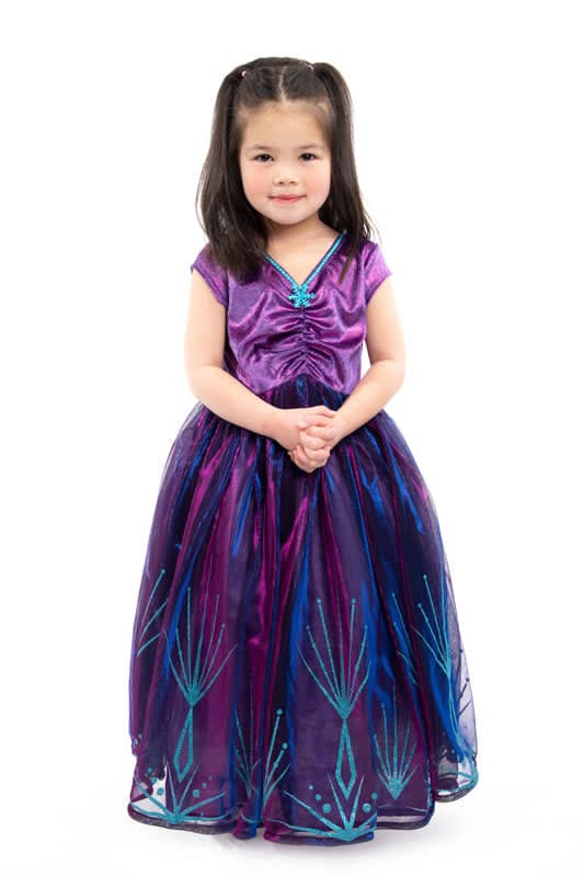 Little Adventures Purple Ice Princess Dress, Size