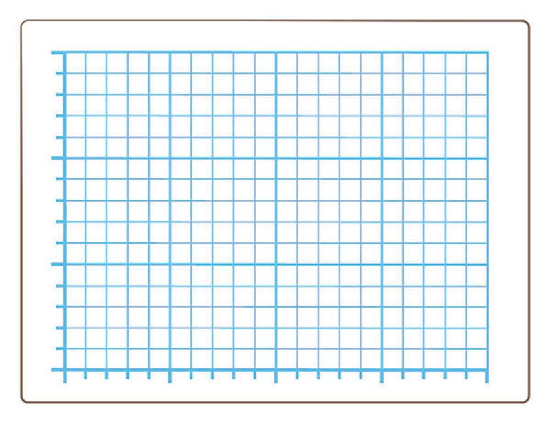 Quadrant Grid Dry Erase Board - Two-Sided (9" x