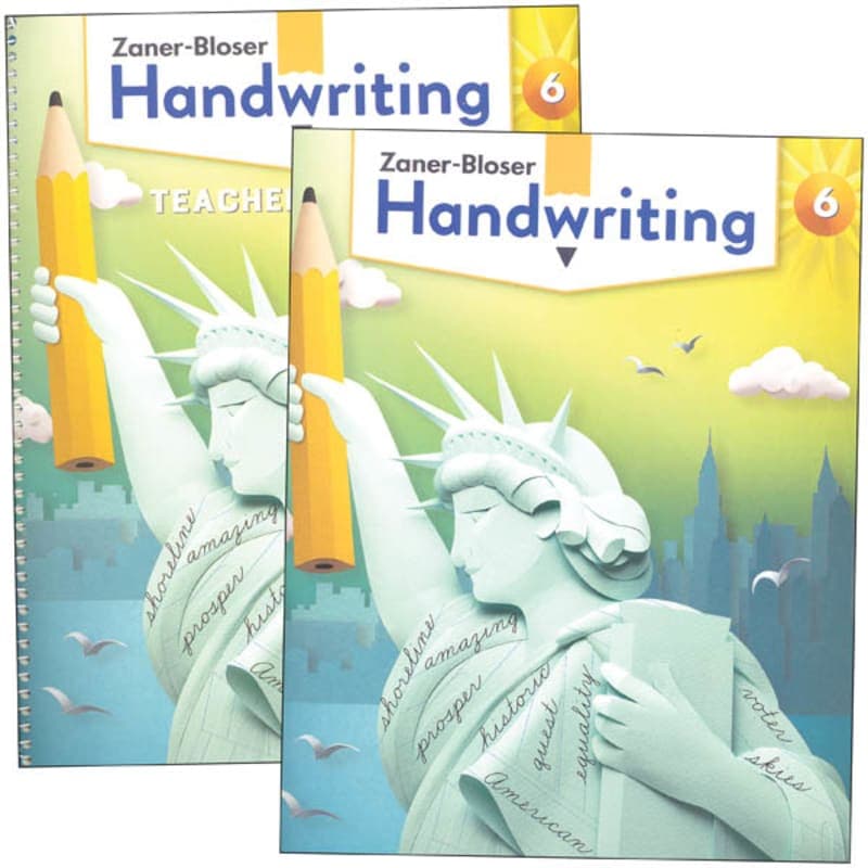 Zaner-Bloser Handwriting Grade 6 Home School