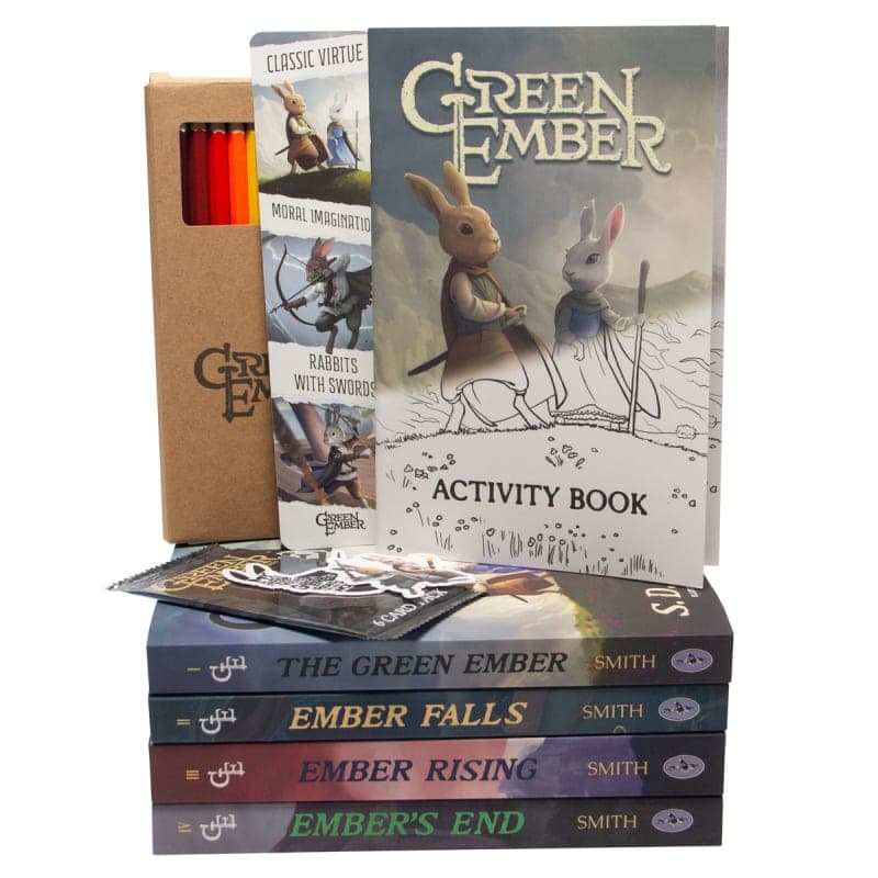 Green Ember 4 Book Set, Activity Book, Colored