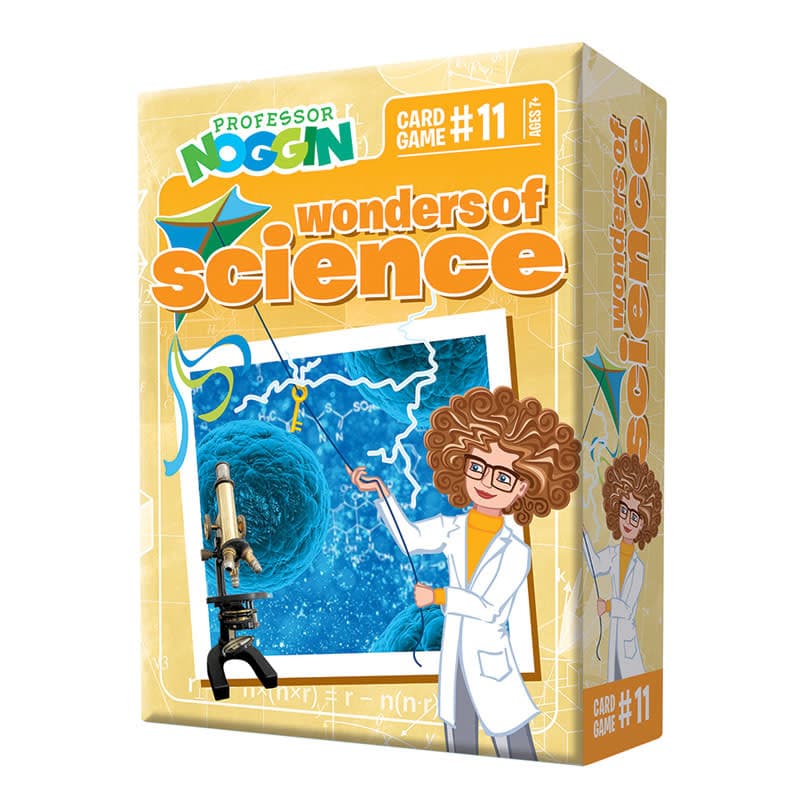 Professor Noggin Wonders of Science Card Game