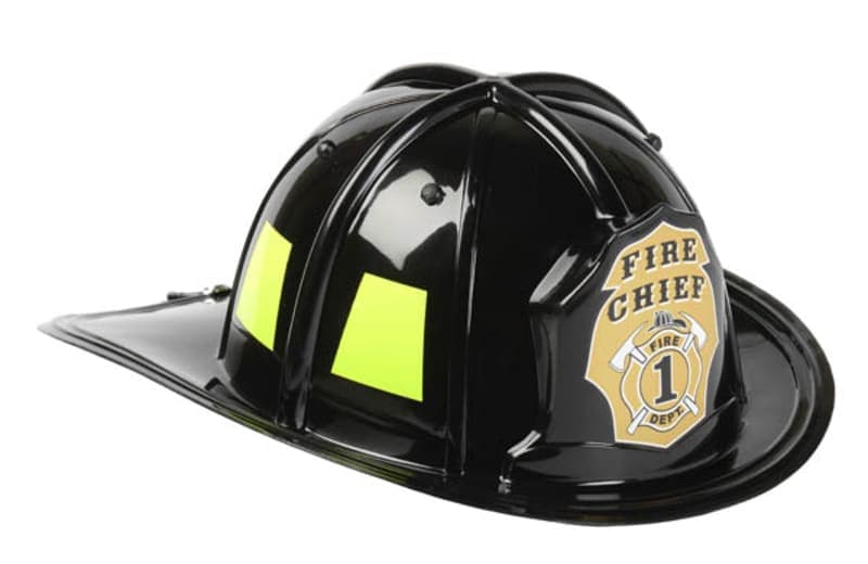 Aeromax Junior Firefighter Helmet - Black