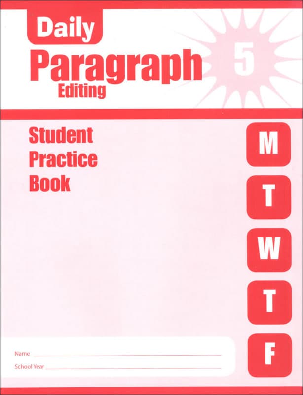 Daily Paragraph Editing Grade 5 - Individual