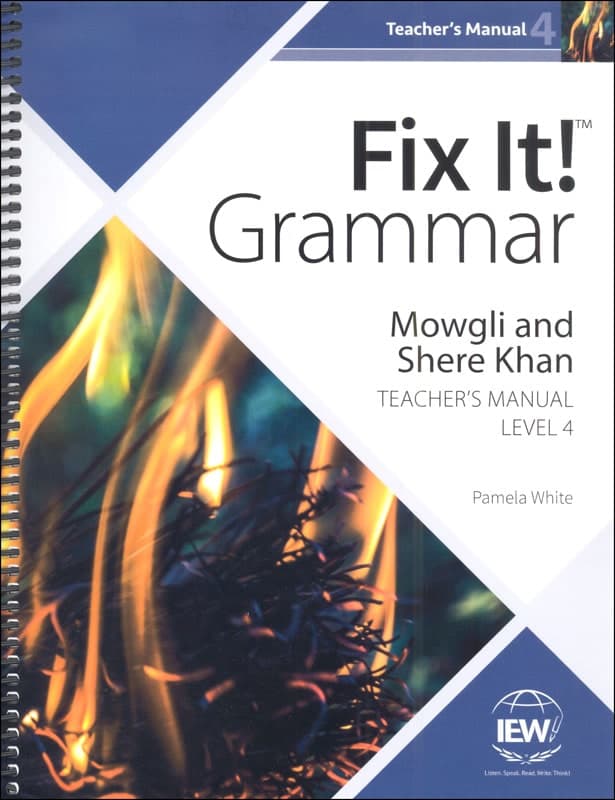 Fix It! Grammar: Level 4 Mowgli/Sher Khan Teacher