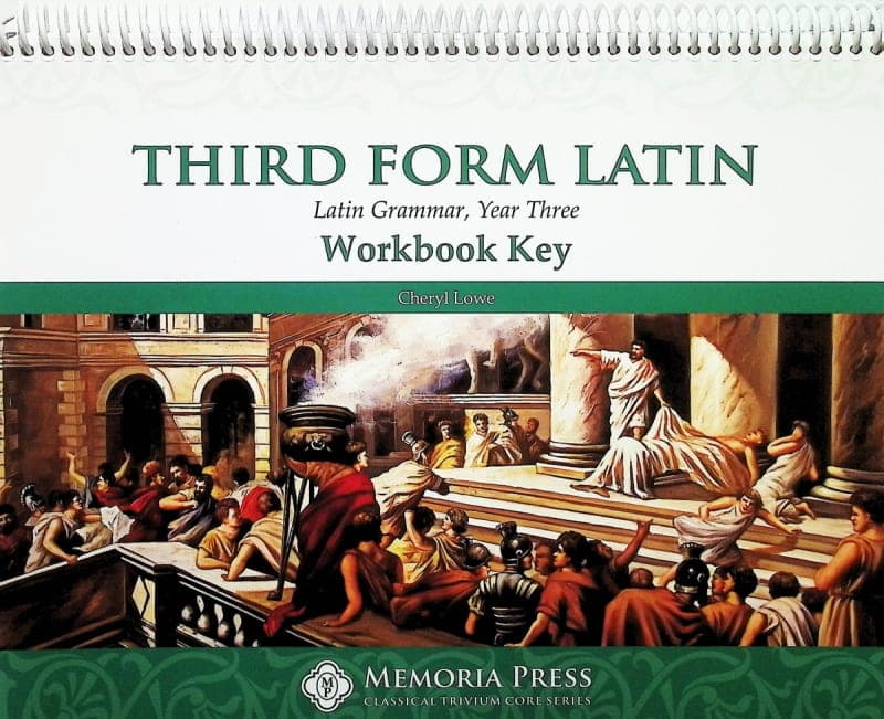 Memoria Press Third Form Latin Workbook Key