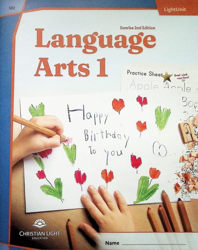 Christian Light Language Arts LightUnit 102